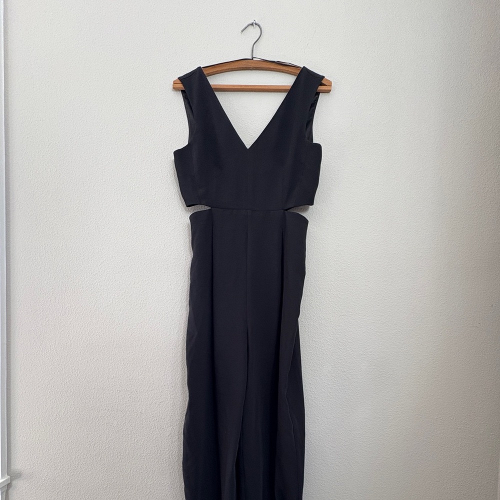 Zara Black Cutout Jumpsuit NWT